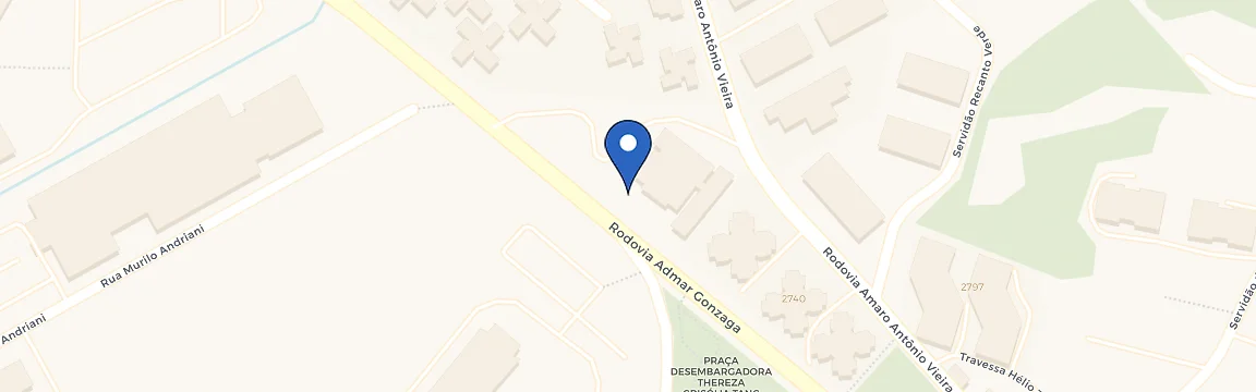 Mapa da estação CREA-SC