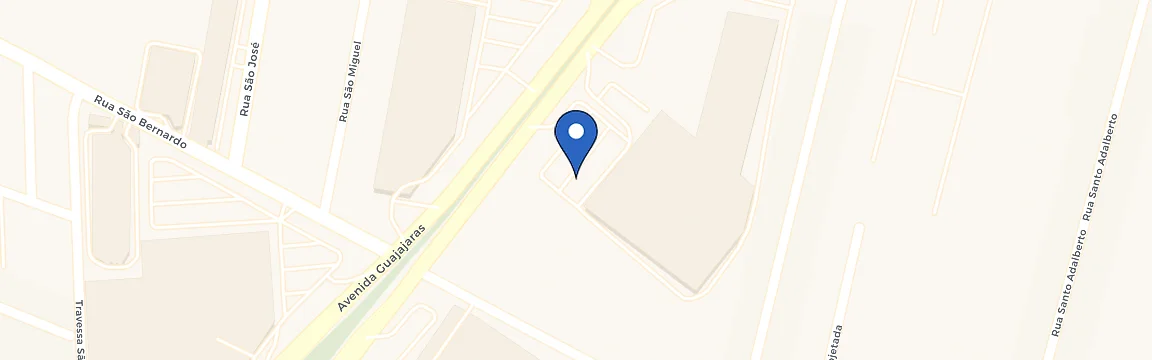 Mapa da estação Potiguar Home Center Forquilha