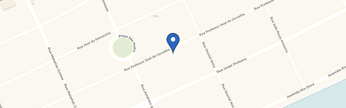 Mapa da estação Garagem Coberta