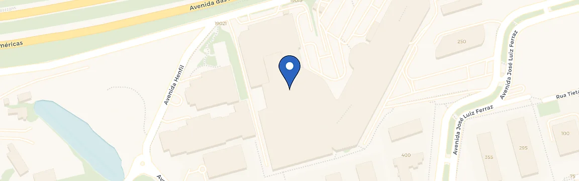 Mapa da estação Recreio Shopping