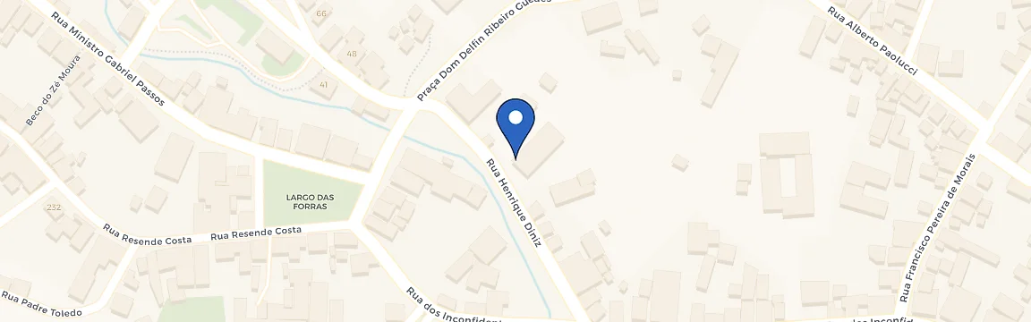 Mapa da estação Tiradentes Boutique Hotel