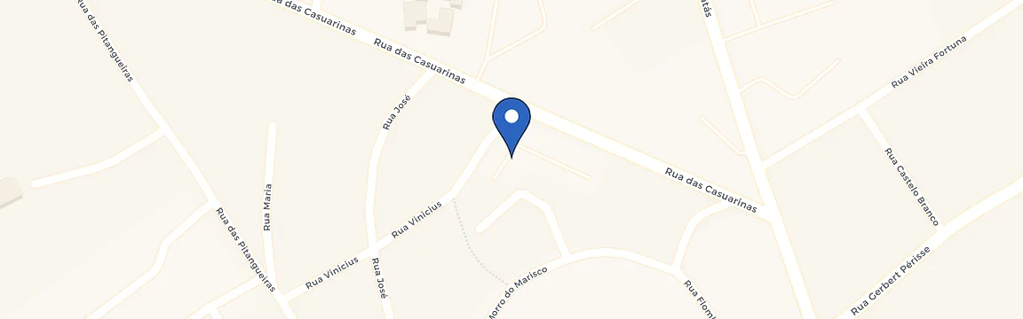 Mapa da estação Cantinho Da Praia