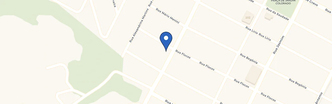 Mapa da estação Oficina H. Caldas