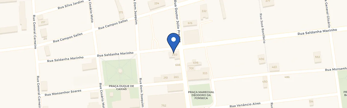Mapa da estação Hotel Colonial