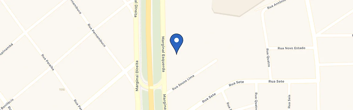 Mapa da estação Equatorial Imperatriz