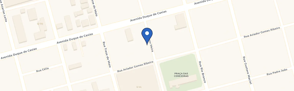 Mapa da estação Bauru Office Hotel
