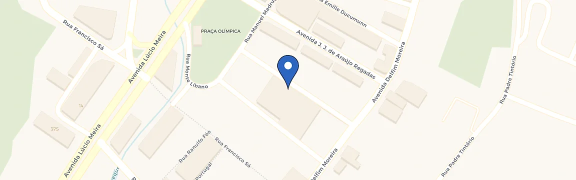 Mapa da estação Shopping Teresopolis