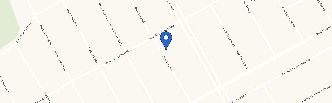 Mapa da estação Itanhaém Plug
