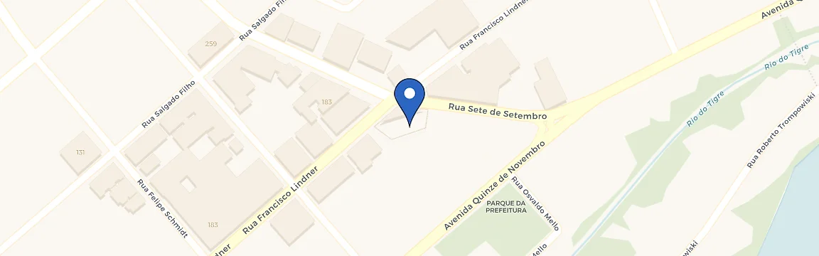 Mapa da estação Hotel Jaraguá