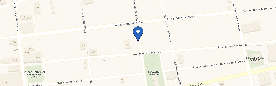 Mapa da estação Rede Unihotel - Hotel Universitário