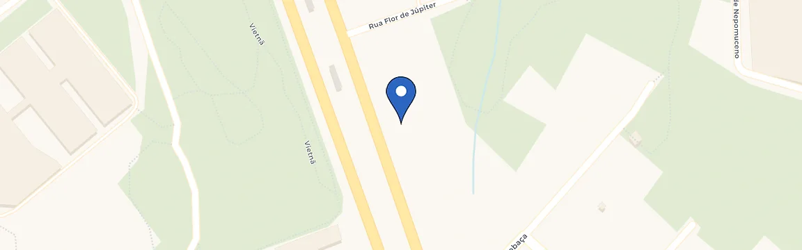 Mapa da estação BYD Águia Branca Pampulha