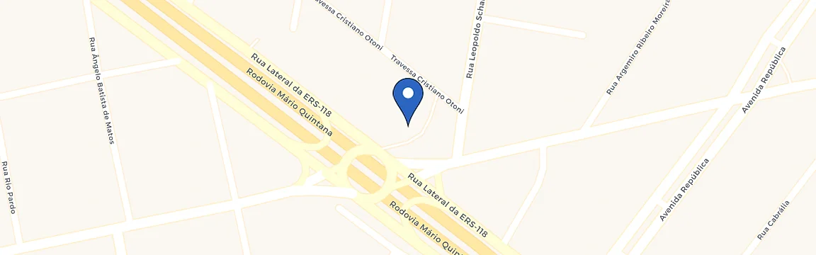 Mapa da estação Rubaski Atacadista