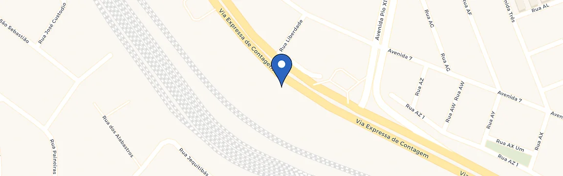 Mapa da estação Posto Itatiaia