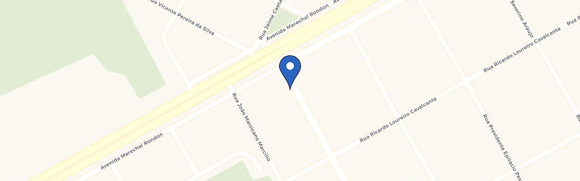 Mapa da estação Aerojato