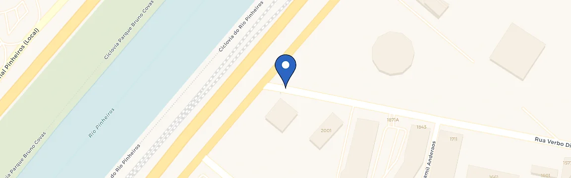 Mapa da estação Estacionamento