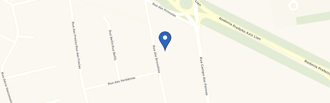 Mapa da estação Hotel Flores De Holambra