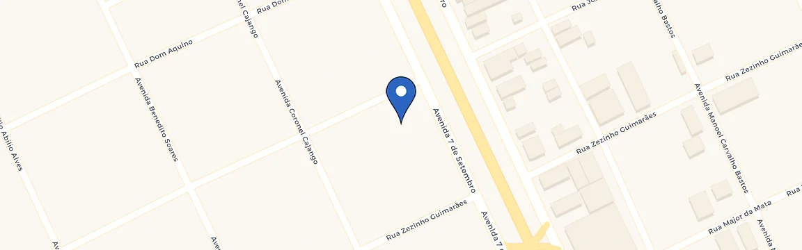 Mapa da estação Garças Palace Hotel