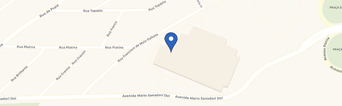Mapa da estação Assaí Atacadista