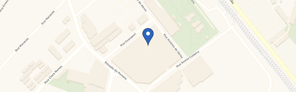 Mapa da estação Madureira Shopping