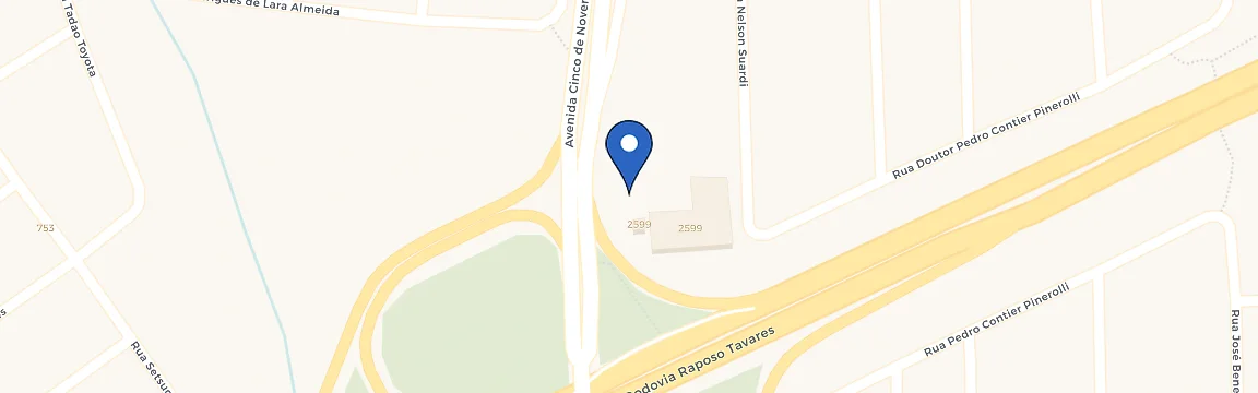 Mapa da estação RT166