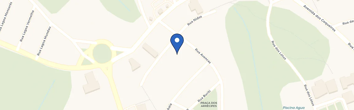 Mapa da estação Pousada Coqueiral
