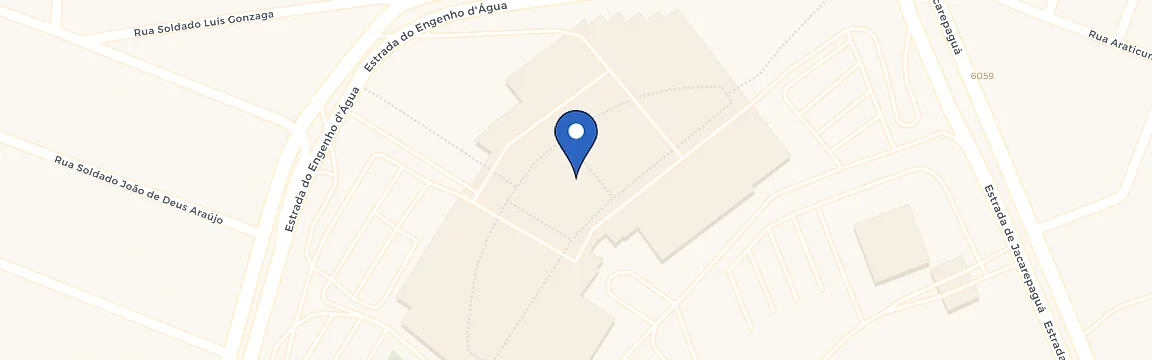 Mapa da estação Parkshopping Jacarepaguá