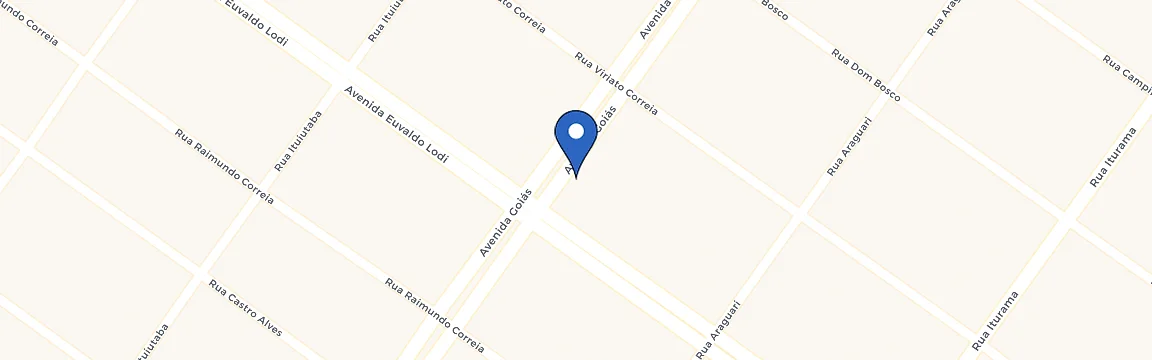 Mapa da estação Hotel Casablanca Frutal-MG
