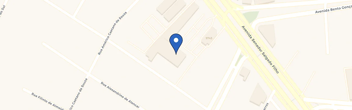 Mapa da estação Supermercado Baita Super