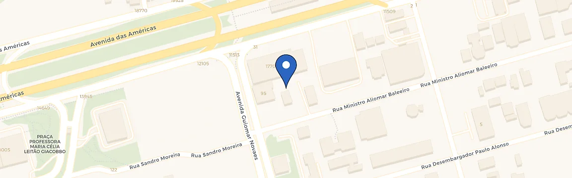 Mapa da estação SDE Intelbras Recreio