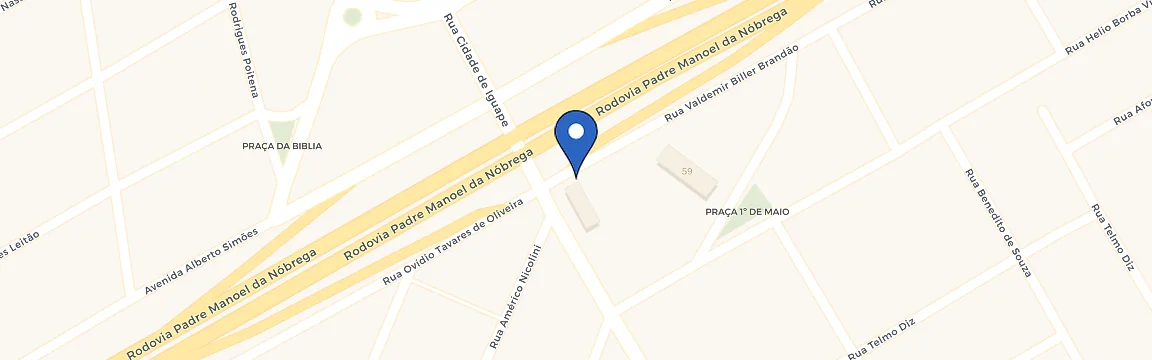 Mapa da estação Posto BR
