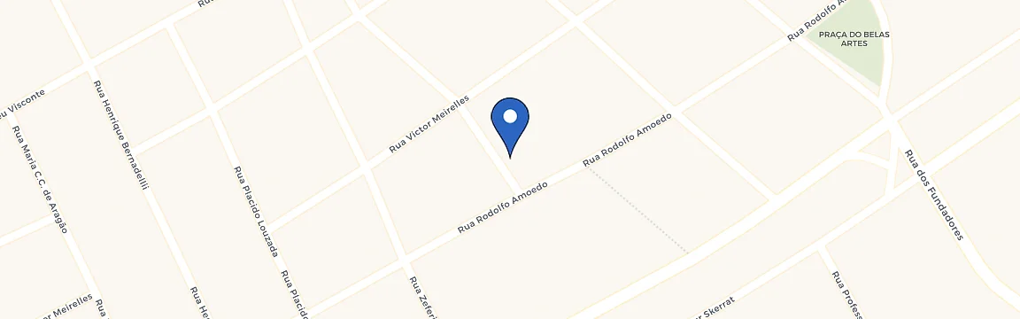 Mapa da estação Belas Artes - Itanhaem, SP