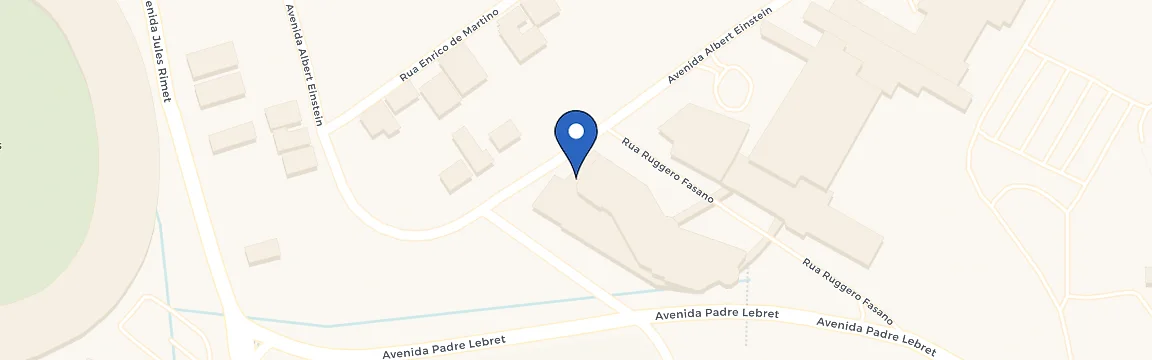 Mapa da estação Bloco A1 Hospital Albert Einstein