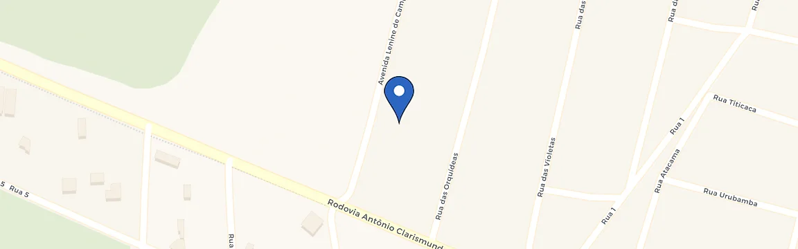 Mapa da estação Pousada Cactos