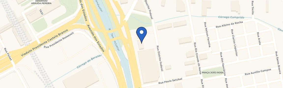 Mapa da estação Shell Recharge | Posto Automan Santo André
