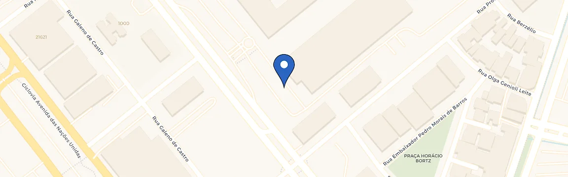 Mapa da estação Zletric | Centro De Convenções SENAC