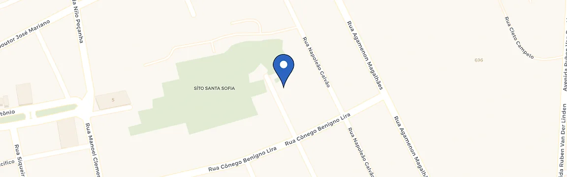 Mapa da estação Residencial