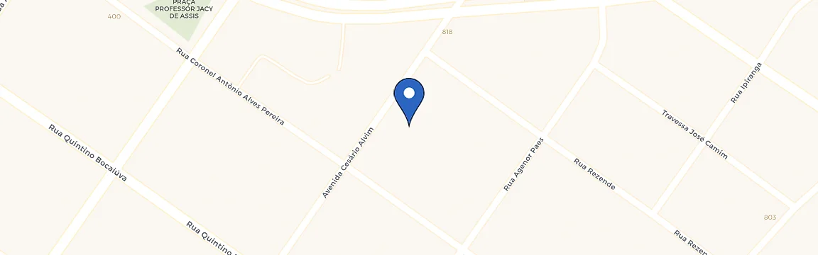 Mapa da estação Dan Inn Hotel Uberlândia