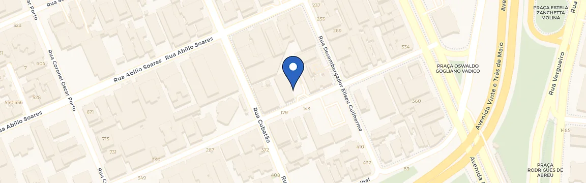 Mapa da estação Hotel Tryp São Paulo Paraíso