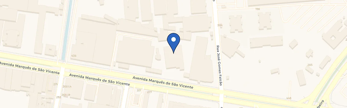 Mapa da estação Think Business Center