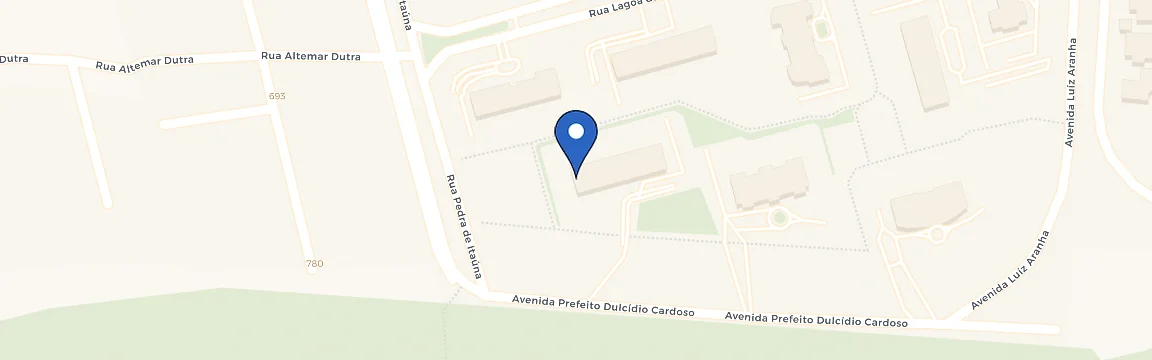 Mapa da estação Edifício Praia De Itaúna