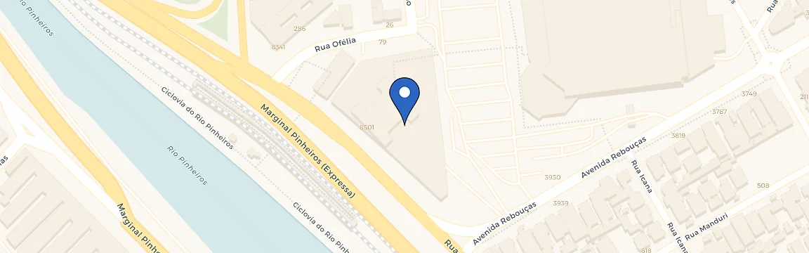 Mapa da estação Edifício Eldorado Business Tower
