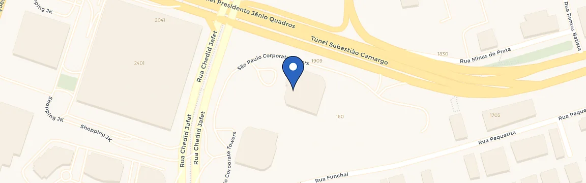 Mapa da estação Volvo Chargers | São Paulo Corporate Tower