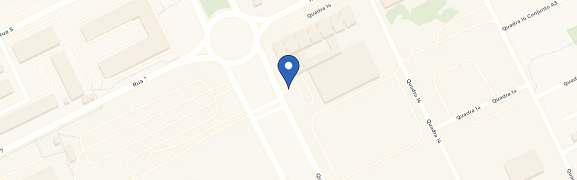 Mapa da estação Sobradinho Shopping