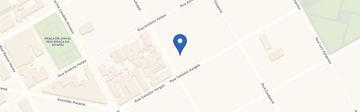 Mapa da estação Grande Hotel Paranavai