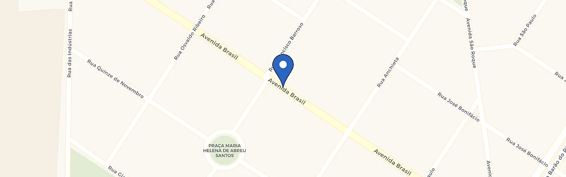 Mapa da estação Itaipu Binacional