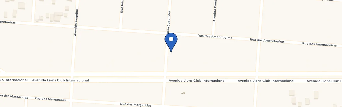 Mapa da estação Unifama