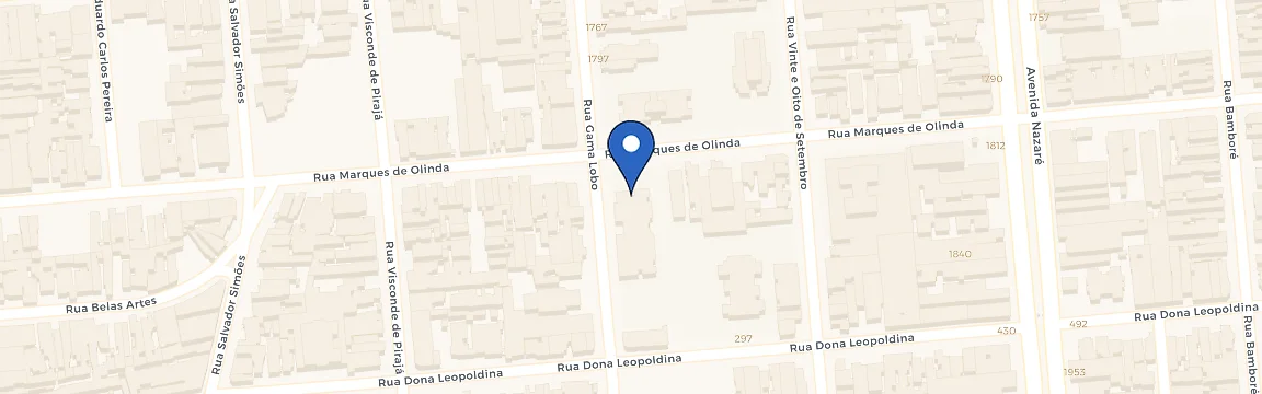 Mapa da estação Power2Go - Cond. Marquez Alto Ipiranga