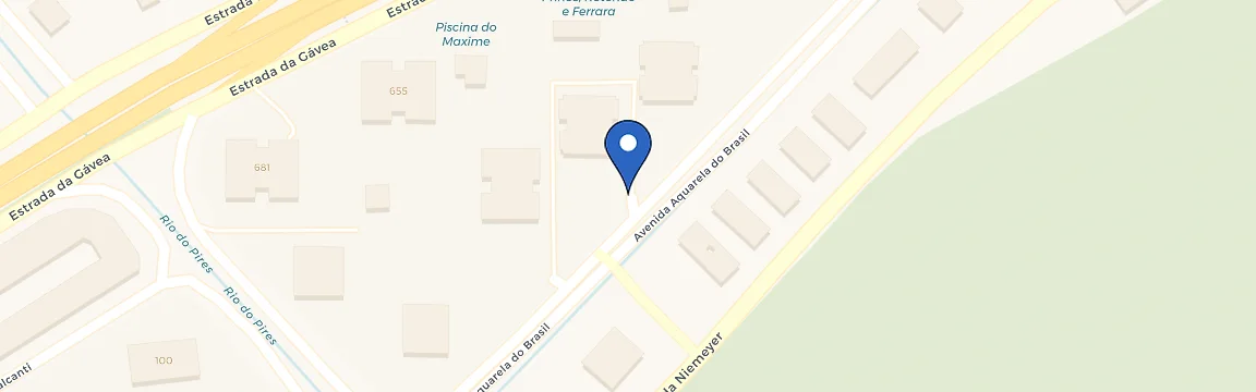 Mapa da estação Village São Conrado