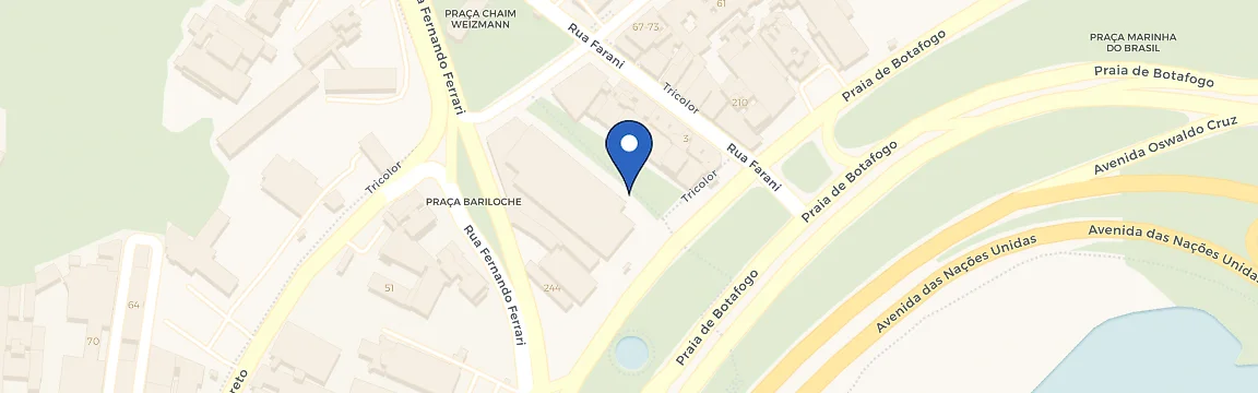 Mapa da estação RECAR Edifício Argentina