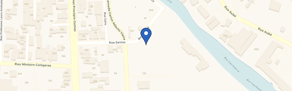 Mapa da estação Escola Sesi Moinho Joinville